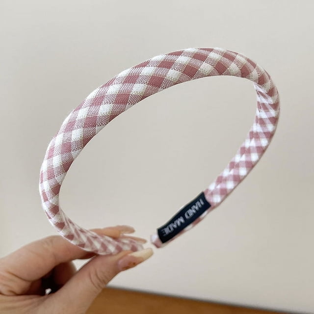 Diadema marrón de otoño e invierno para mujer, paquete de cabello con calavera alta, banda para el cabello a presión superior que combina con el tocado de horquilla para viajes al aire libre