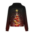thumbnail image 4 of Hvot&aat Ladies Funny Xmas Polo Shirts Quarter Flap Zip Long Sleeve Sweatshirt Trendy Holiday Sport Pullover, 4 of 5