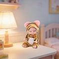thumbnail image 6 of LWVITH 4.5 Inch Realistic Sleeping Baby Dolls Toys for Toddlers, Soft Simulation Baby Dolls Lifelike Sleeping Baby Dolls Newborn Toy for Girls Age 2-8 Years Old,Birthday Gifts for Boys Girls, Tiger, 6 of 8