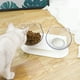 thumbnail image 5 of Cuenco de protección de la columna vertebral con alimentador lento para perros | Plato de agua y alimento para mascotas PC inclinado elevado | Fondo antideslizante | Cuenco doble extraíble | A, 5 of 6