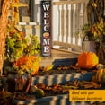 thumbnail image 4 of Vertical Welcome Sign for Front Door Porch Standing with 12 Seasonal Signs 47 Inch Tall Brown, 4 of 9