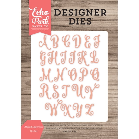 Abigail Uppercase Large Die Set