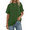 Dark-Green, variant on Oversized Tshirts for Women Crew Neck Short Sleeve Tops Summer Casual Basic Tees, S-2XL