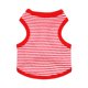 thumbnail image 1 of Xiao Hua Chaleco transpirable para perros y gatos, sudadera para cachorros, ropa para perros, abrigos para perros pequeños, medianos y gatos, talla L, raya roja., 1 of 3