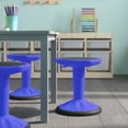 thumbnail image 6 of Emma + Oliver Height Adjustable Active Motion Stool for Kids with Weighted Rubber Non-Slip Bottom in Blue, 6 of 15