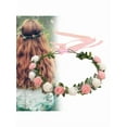 thumbnail image 6 of Flower Headbands Women Bridal Flower Crowns For Wedding Party Supply Floral Garland Crowns Hair Wreath Floral Photoshoot, 6 of 11