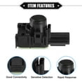 thumbnail image 4 of 4 Pcs PDC Reverse Parking Assist Sensor NO.GMC867UC1 for Mazda 6 18-21 Black Rear Bumper Parking Sensor, 4 of 6