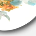 thumbnail image 2 of Designart 'Multicolor French Bouquet I' Traditional Metal Circle Wall Art, 2 of 3