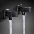Valve for Bathroom Faucet,Toilet Water Valve Black,Angle Stop Valve