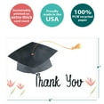 thumbnail image 4 of Tree-Free Greetings Thank You Greeting Card 48 Pack, 100% Recycled Paper, 5x7, Watercolor Florals Graduation (TA61372), 4 of 7