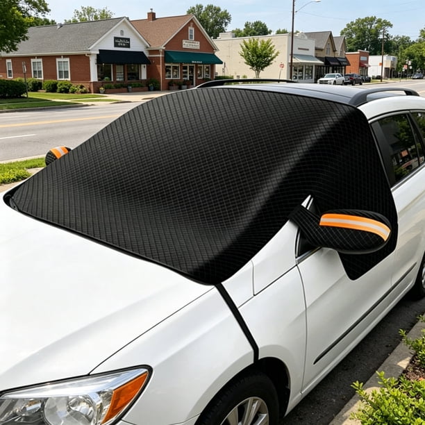 Cubierta Magnética Parasol para Parabrisas – Protección Uv, Escudo Térmico, Cubierta Cortavientos para Nieve para Uso Exterior Del Automóvil