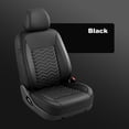 thumbnail image 3 of Car Seat Cover Fit for Toyota Tundra 2008-2026,Full Set Faux Leather Seat Protector,Breathable,Easy Care,Non-Slip,Scratch Resistant,Black,2 Row 5 Seats, 3 of 12