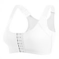 thumbnail image 2 of YWDJ Plus Size Strapless Bras for Women Back Closures Lounge Bras Wirefree Comfortable Bras Wide Strap Full Coverage Push up Wrap Bras Padded Plus Size Comfort Bras Sleep Bras White 5XL, 2 of 3