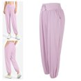 thumbnail image 4 of Pantalones De Chándal Informales, Tipo Suelto Pantalones De Chándal De Secado Rápido Para Mujer Cierre De Cordón De Cintura Alta Para Hacer Ejercicio ANGGREK Otros, 4 of 8