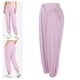 thumbnail image 5 of Women Sweatpants, Light Purple Breathable High Waisted Casual Sweatpants  For Running ANGGREK SG, 5 of 8