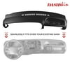 DashSkin Molded Dash Cover for 95-96 Chevy/GMC Pickup Truck, Tahoe, Suburban, and Yukon in Black - 9596GM Vehicle Specific