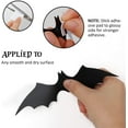 thumbnail image 6 of Coogam 60PCS Halloween Bats Decoration, 4 Different Sizes Realistic PVC Black 3D Scary Bat Sticker for Home Decor DIY Wall Decal Bathroom Indoor Hallowmas Party, 6 of 9