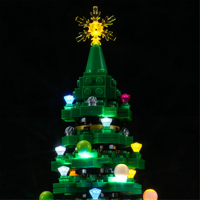 LED Light Kit for Christmas Tree Compatible With LEGO® 40338 Set 