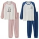 thumbnail image 5 of Pijamas de pareja Pijamas de mujer de otoño e invierno Ropa informal para el hogar para hombre Traje de dos piezas de algodón peinado suelto, 5 of 6