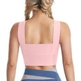 thumbnail image 4 of JIUKE Sport Bras for Women Square Neck Seamless Workout Bras Wireless Full Coverage Gym Bras Size XL, 4 of 4