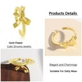 thumbnail image 6 of Z ZACHÉ Gold Plated Bow Ring Gold Plated Adjustable Open Ring for Women, 6 of 6