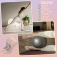 thumbnail image 6 of Bocaoying Women's Non-Slip Grip Pilates Yoga Socks, Open Top, 5 Pairs for Barre, Ballet, Barefoot Workout, 6 of 8