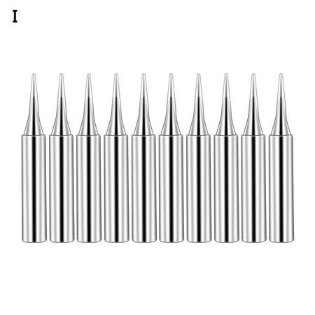 

RANMEI 10Pcs Solder Iron Tips Lead-Free Welding Tip 900M-T-K SK B I 3C 4C 1.6D 2.4D C1