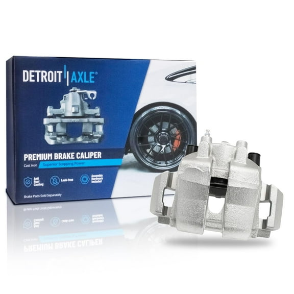 Detroit Axle - Front Passenger Side Disc Brake Caliper w/Bracket Replacement for Ford Escape Mercury Mariner Mazda Tribute