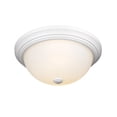 thumbnail image 2 of 4903-WH Millennium Lighting 2 Light Flush Mount-5.62 Inches Tall and 13 Inches Wide-White Finish, 2 of 7