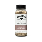 Kinder's Salt Blends Seasoning Mesquite Salt and Pepper Seasoning, 7.6 oz