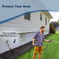 thumbnail image 3 of Morvat Brass Metal Spring Coiled Outdoor Garden Hose Kink Protector, 2-Pack, 3 of 7