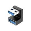 5V 3A Conector 10Gbps Tipo-A Macho a Tipo-A Hembra Adaptador OTG para computadora (F)
