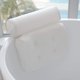 thumbnail image 2 of Almohada de baño de lujo de gran tamaño, azul brillante, almohada de baño para soporte de cuello y espalda, malla de aire 3D transpirable para bañera, se adapta a todas las bañeras,, 2 of 5