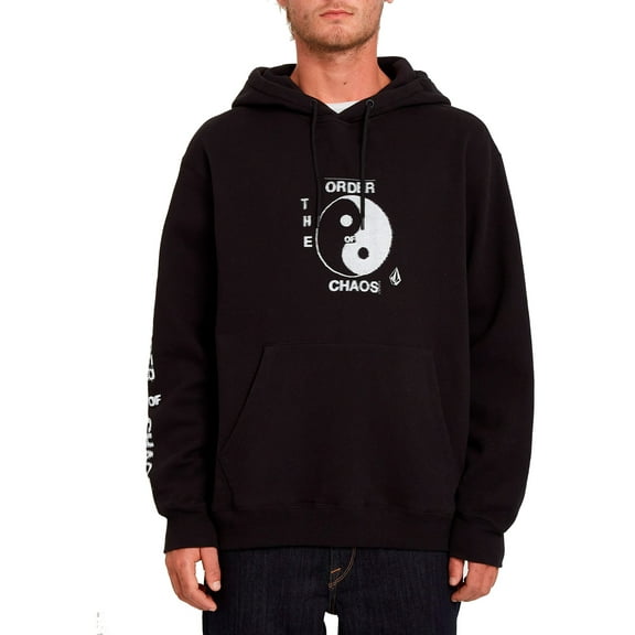 Transient Waves Pullover Hoody [Black]