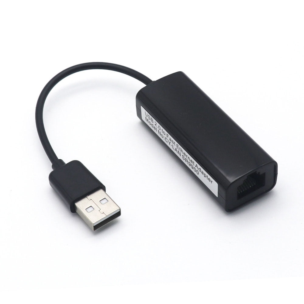 Dsseng USB Adapter USB 2.0 to 10 100 Foldable LAN
