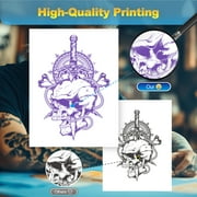 Wireless Tattoo Transfer Stencil Printer, Rechargeable Tattoo Printer, Artists & Beginner Friendly, Portable 1.3lb Tattoo Thermal Copier Printer Compatible with Android, iOS & Windows
