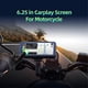 thumbnail image 4 of 6.25 inch Wireless CarPlay Screen for Motorcycles & Cars, 4 of 5