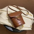 thumbnail image 3 of Bolso pequeño Retro para teléfono móvil, bandolera de un hombro con textura, bolso tipo cubo para mujer ER, 3 of 5