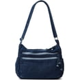 thumbnail image 1 of LHSHIDU Women's Retro Large Canvas Denim Shoulder Bag Denim Crossbody Handbags Casual Style Lightweight Tote Purse, 1 of 7