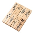 thumbnail image 2 of Juego De Sellos De Goma Y Madera De 8 Uds., Calendario Para álbum De Recortes, Escritura, Diario, Dibujo, 2 of 9