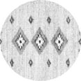 thumbnail image 1 of Ahgly Company Indoor Round Solid Gray Modern Area Rugs, 5' Round, 1 of 1