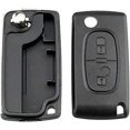 thumbnail image 4 of 2 Boutons Coque Clé Compatible CE0523 clé à Rabat Pliable pour Peugeot 207 307 308 407 408 3008 5008 Citroen C2 C3 C4 C5 C6 C8 (2 Boutons, CE0523) esquí esquí Gafas de esquí, 4 of 5