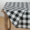 thumbnail image 2 of Saro Lifestyle Cotton Blend Buffalo Plaid Tablecloth, 2 of 3