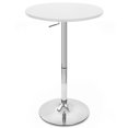thumbnail image 1 of Bronte Living Table de Bar avec Dessus Rond, Hauteur Réglable, Design Pivotant, Base Piédestal et Protection de Plancher pour Bar, Bistro, Pub, Café, Restaurant - Série Hope - 1 Unité, 1 of 6