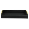 thumbnail image 3 of Canter Isle Linen Black Tray, 3 of 7