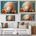 thumbnail image 4 of Designart "Symbolic Shell Opulence II" Seashell Floater Framed Wall Decor, 4 of 5