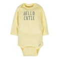 thumbnail image 5 of Gerber Baby Boy or Girl Gender Neutral Onesies Long Sleeve Bodysuits, 6-Pack, 5 of 8