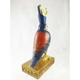 thumbnail image 3 of Egyptian War Sky & Protection Deity Royal Horus Falcon Bird Figurine Sculpture, 3 of 4