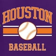 thumbnail image 6 of Wild Bobby City of Houston Baseball Fantasy Fan Sports Unisex Hoodie Sweatshirt, Purple, X-Large, 6 of 6
