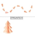 thumbnail image 5 of 50pcs 2.5m Paper Garland Christmas Tree String Banners Party Bunting Hanging Decor for Christmas Party Home Decor, 5 of 5